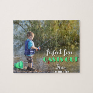 Little Boy Fishing Casting Out Fear Puzzle