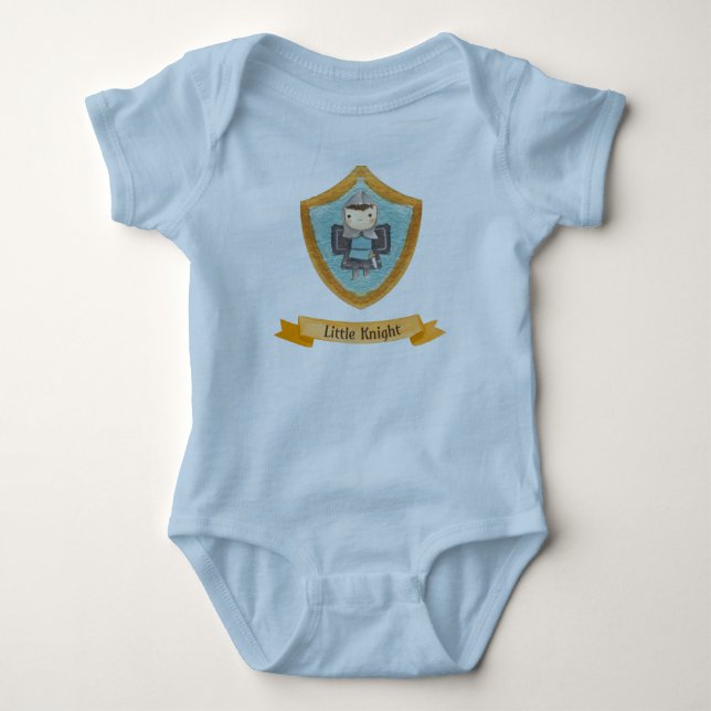 Little Boy Knight Baby Bodysuit (Front)