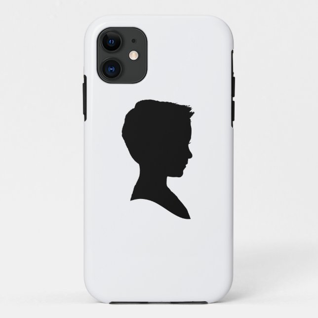 Little Boy Silhouette Case-Mate iPhone Case (Back)