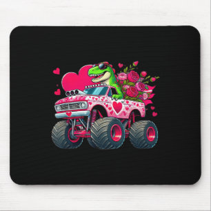 Little Boys Valentines Day Shirt Kids T Rex Pink R Mouse Mat