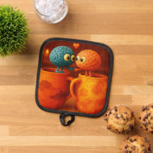 Little Brains In Love Standing On Planet Mugs: