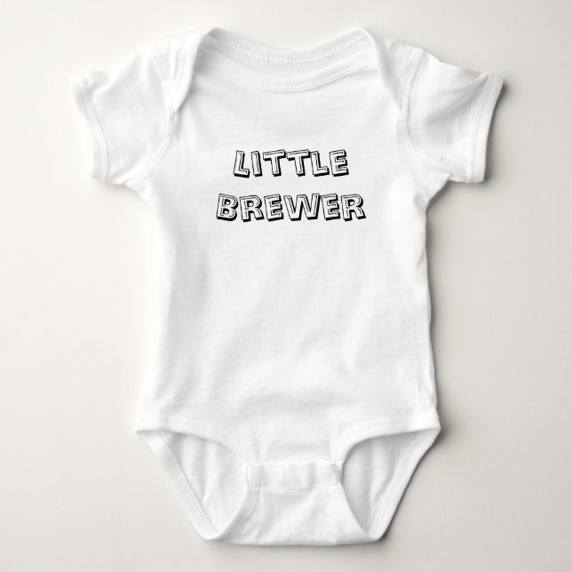 Little Brewer Baby Bodysuit (Front)