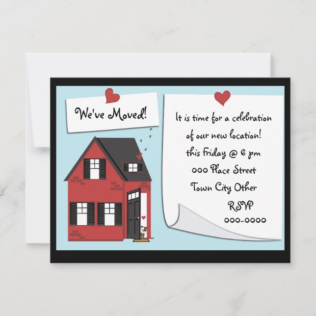 Little Brick House Invitation (Front)