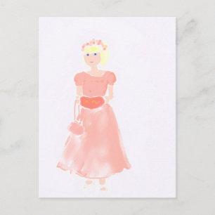 little bridesmaid postcard