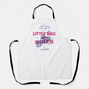 Little bro and biker the man the myth the legend apron