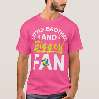 Little Brother And Biggest Fan Sibling Family Voll T-Shirt