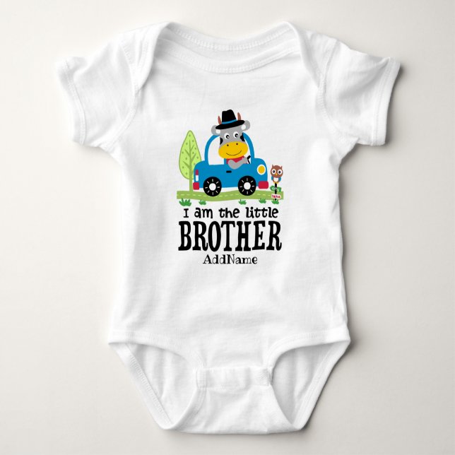 Little Brother Baby Bodysuit (Front)