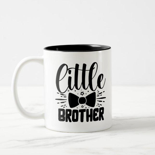 Little brother big brother, cool britannia Two-Tone coffee mug (Left)