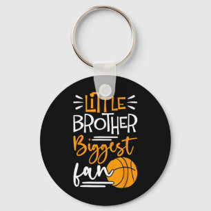 Little Brother Biggest Fan Bysketbyll  Key Ring
