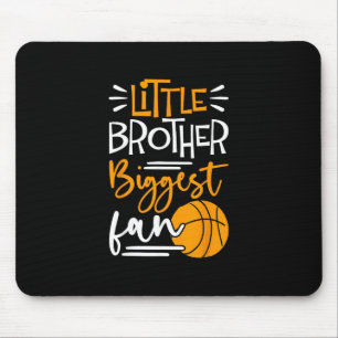 Little Brother Biggest Fan Sketll Mouse Mat