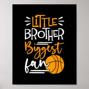 Little Brother Biggest Fan Sketll  Poster