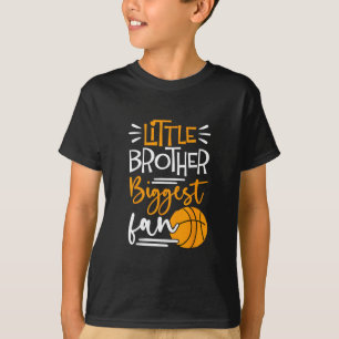 Little Brother Biggest Fan Sketll T-Shirt