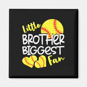 Little Brother Biggest Fan Softll, Softll Boys Magnet