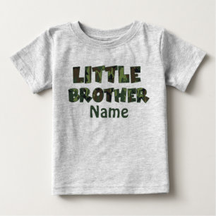 Little Brother Camo Personalised Shirt