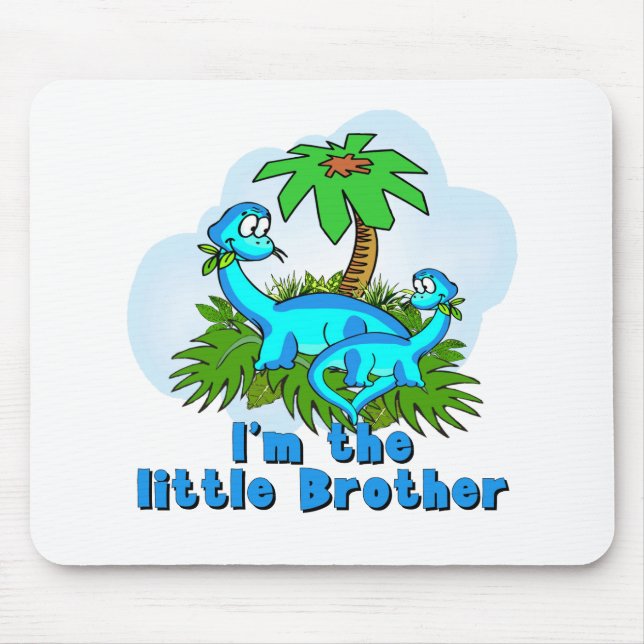 Little Brother Dinosaurs Mouse Mat (Front)