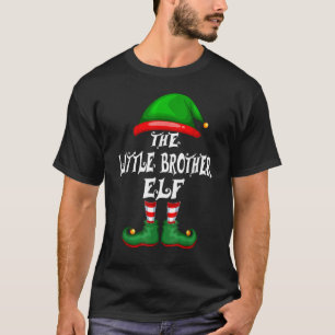 Little Brother Elf Family Group Christmas Party Pa T-Shirt
