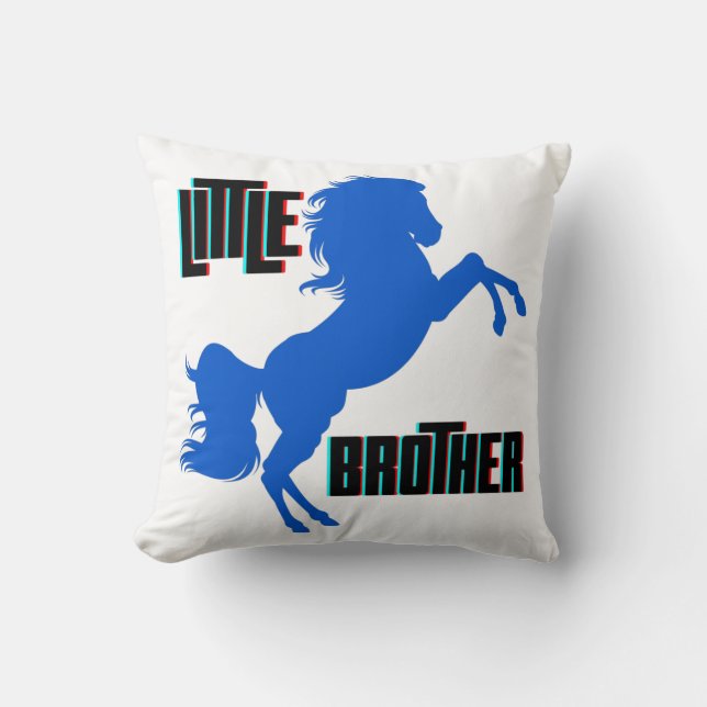 Little Brother Horse Rearing Cushion (Front)