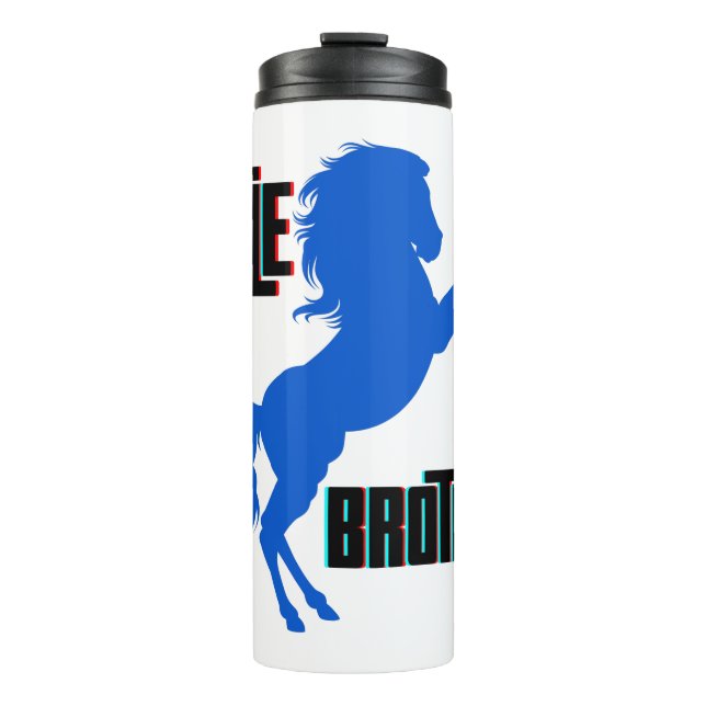 Little Brother Horse Rearing Thermal Tumbler (Front)