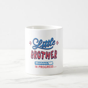Little brother in progress coffee mug