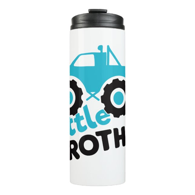 Little Brother Monster Truck Thermal Tumbler (Front)