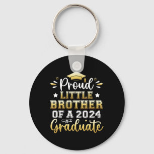 Little Brother Of A 2024 Graduate Senior Graduatio Key Ring