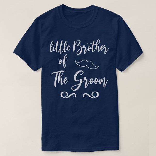 Little Brother of Groom & Bride Wedding Matching  T-Shirt (Design Front)