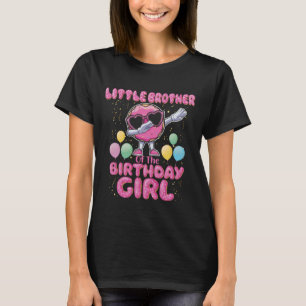 Little Brother Of The Birthday Girl Doughnut Bday T-Shirt