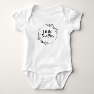 Little brother outfit baby bodysuit