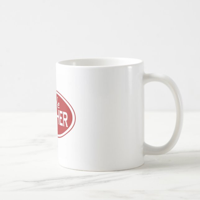 Little Brother (oval) Coffee Mug (Right)