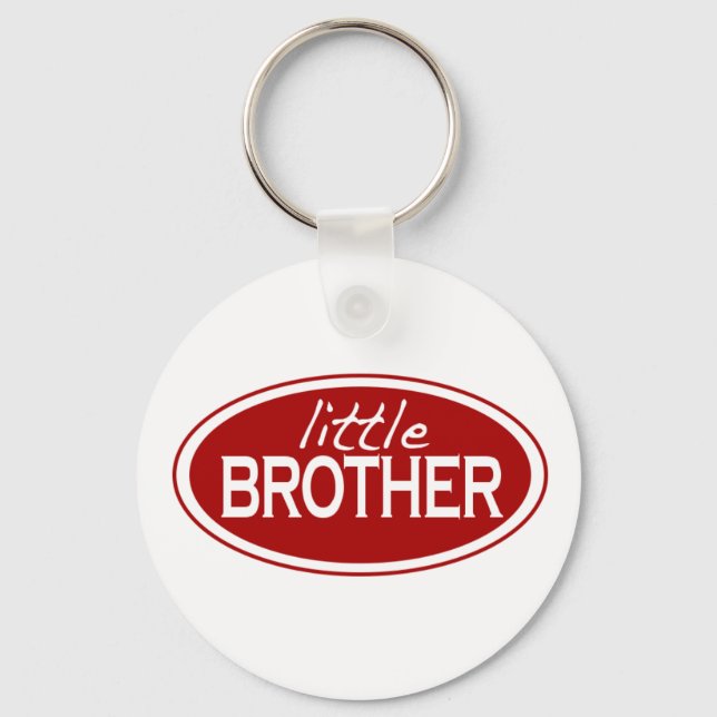 Little Brother (oval) Key Ring (Front)