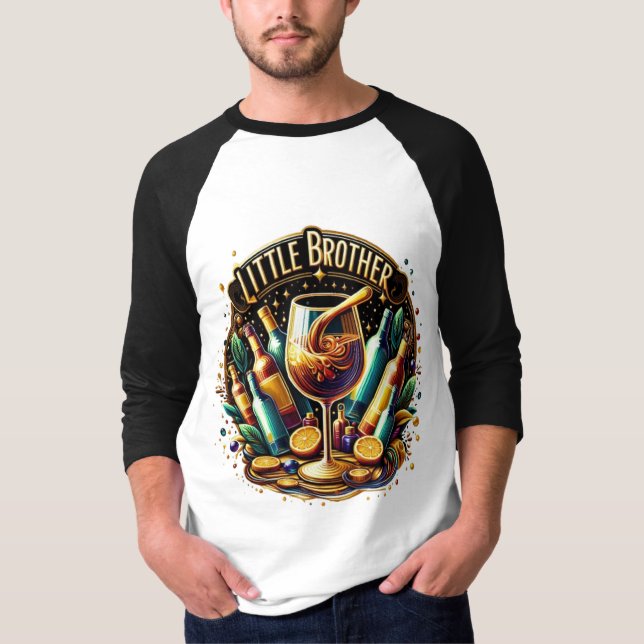 Little Brother Party Time T-Shirt (Front)