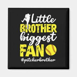 Little Brother Softll Pitcher Brother Softll Pitch Magnet
