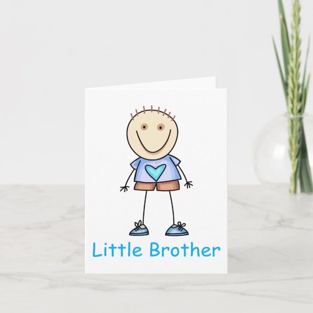 Little Brother Thank You Card (Front)