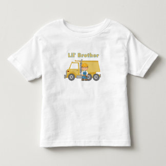 Little Brother Truck Driver Toddler T-Shirt