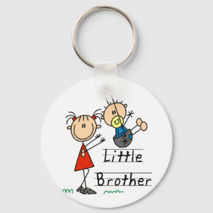 Little Brother with Big Sister Tshirts Key Ring