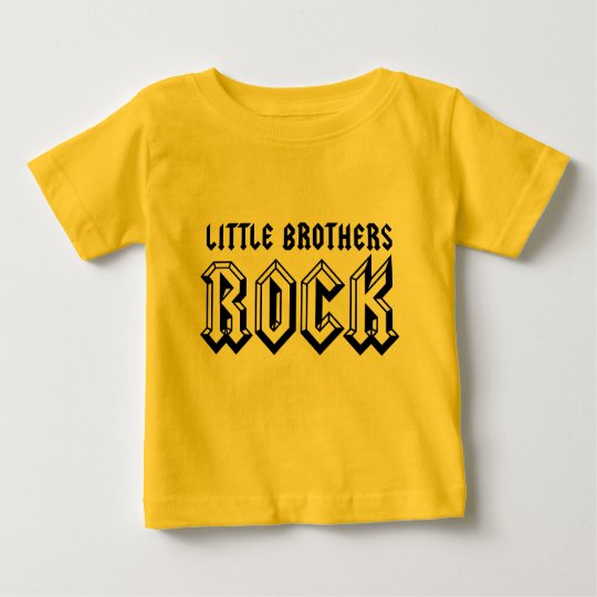 Little Brothers Rock Baby Tee