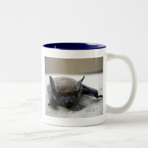 Little brown bat (Myotis lucifugus) Two-Tone Coffee Mug