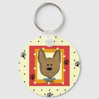 Little Brown Doggie Tshirts and Gifts Key Ring