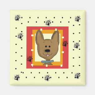 Little Brown Doggie Tshirts and Gifts Magnet