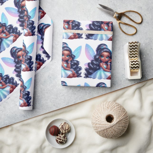 Little Brown Fairy Wrapping Paper (Crafts)