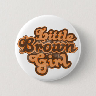Little Brown Girl 08 Button