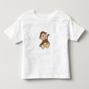 Little Brown Monkey Toddler T-Shirt