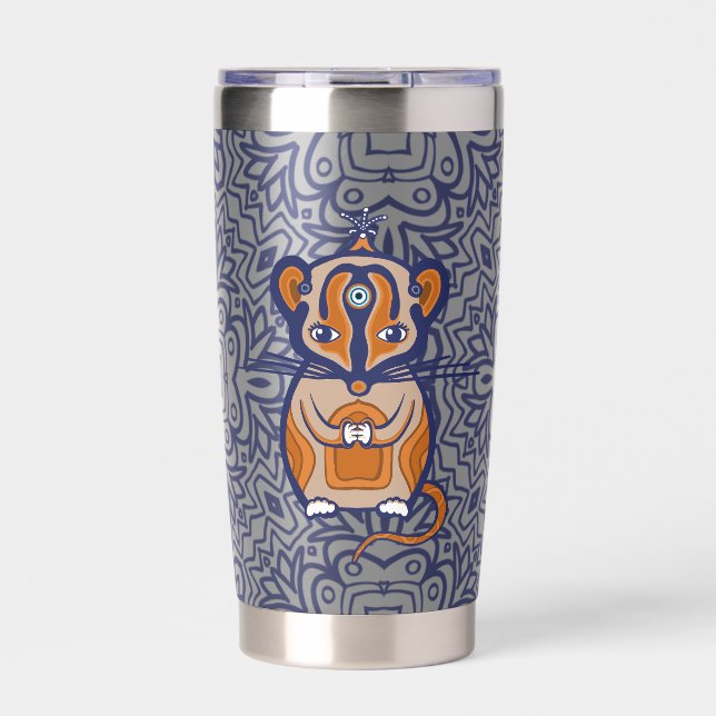 Little Brown Mouse Insulated Tumbler (Front)