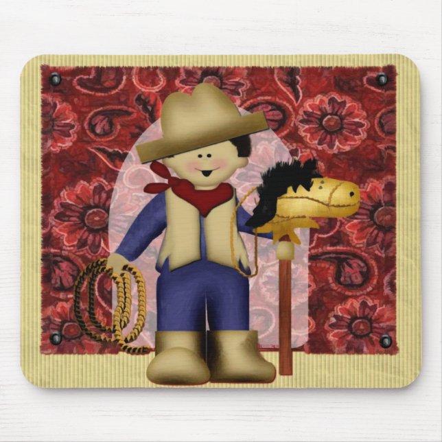 Little Buck A Roo Mouse Mat (Front)