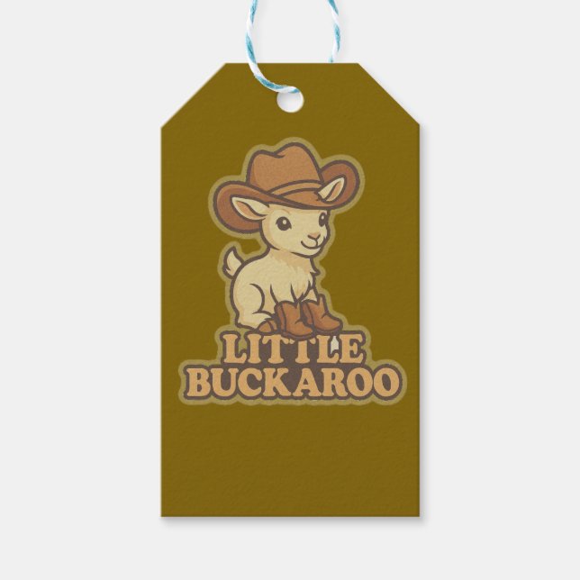 Little Buckaroo Gift Tag (Front)