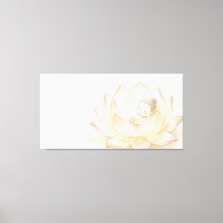 Little Buddha Canvas Print