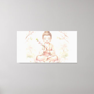 Little Buddha Canvas Print