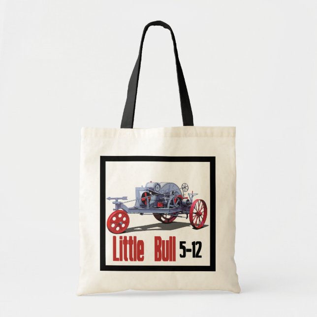 Little Bull Tractor Tote Bag (Front)