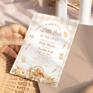Little Bun in the Oven Baby Shower Invitation