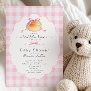 Little Bun in the Oven Baby Shower Invite